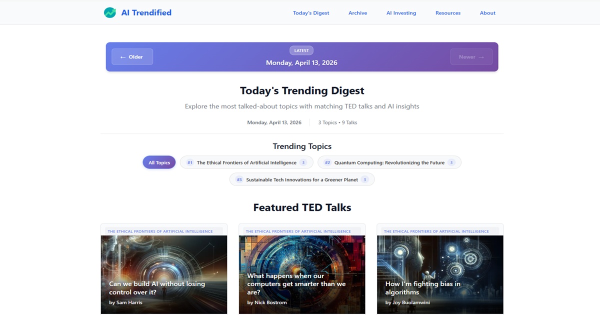 AI Trendified app screenshot