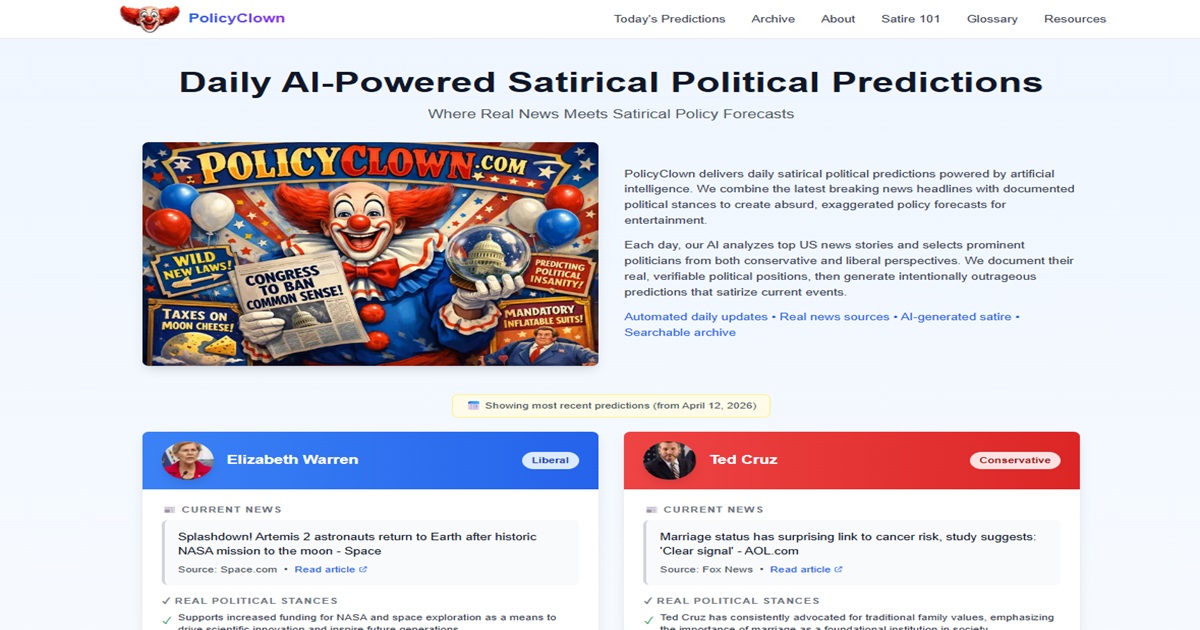 Policy Clown app screenshot